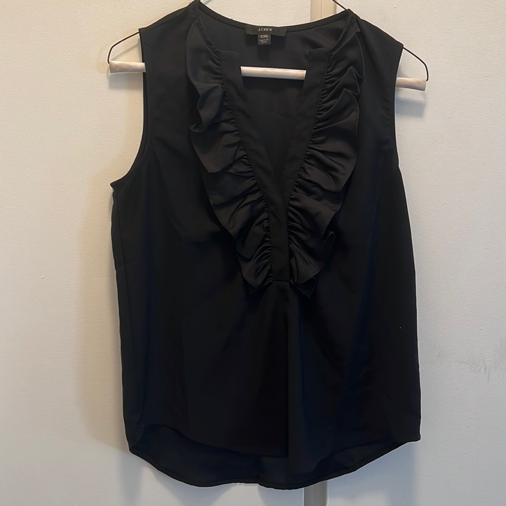 J Crew Black Top